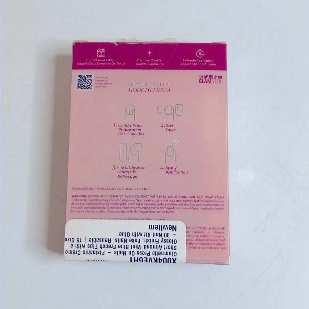 Glamnetic Press On-Nails Pistachio Crème